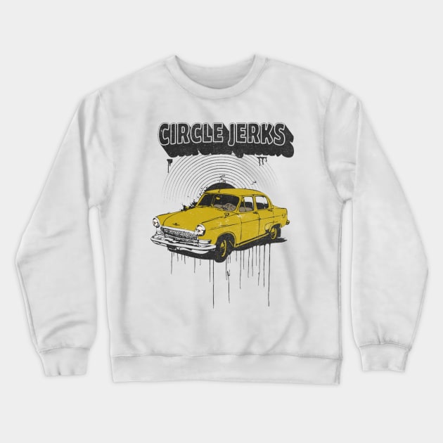 Roadtrip Circle Crewneck Sweatshirt by CitrusSizzle